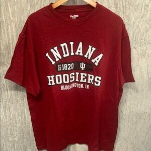 Pro Edge Indiana University Hoosiers Red Crewneck Tee XL